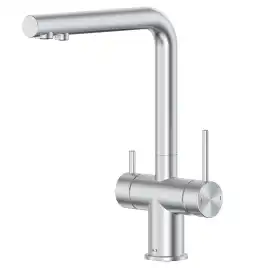 Смеситель для кухни AVS PureRiver 827-160-BS брашированная сталь, Г-образный излив, 827-160-BS