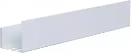 Полка Aquanet Магнум Н 70x12 белая матовая, с крючками, 341540
