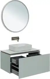 Тумба под раковину Allen Brau Infinity 85 1.21002.PWM папирус матовый