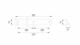 Тумба под раковину Cezares ECO-CER-N 120 см, ECO-CER-N-1200-2C-SO-2-BL (без ручек), Bianco Lucido