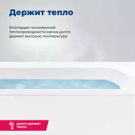Акриловая ванна Aquanet Lotos 150x75, 336532