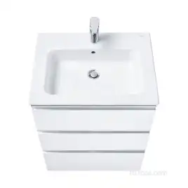 Тумбы под раковину Roca The Gap 60 A857404806 подвесная, цвет, Белый глянец