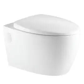 Унитаз подвесной AVS Эллипс 801-0043-P-R-GW безободковый, белый