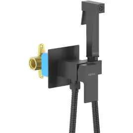 Гигиенический душ со смесителем Aquatek AQ1022MB однорычажный, Черный