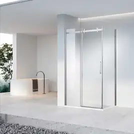 Душевой уголок Vincea Como-N 130х100 VSR-4CN1013CL, профиль хром, стекло Прозрачное