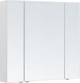 Зеркальный шкаф Aquanet Алвита new 90 белый матовый, 303897
