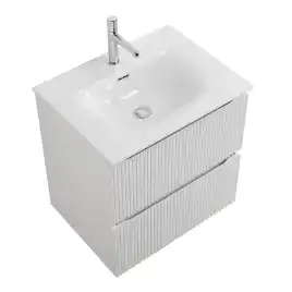 Тумба под раковину BelBagno UNO-700-2C-SO-BO подвесная, Bianco Opaco