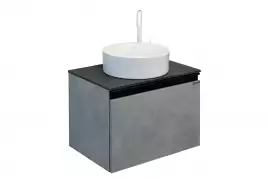 Тумба с умывальником Comforty Эдинбург 60 Бетон светлый, 00-00002782