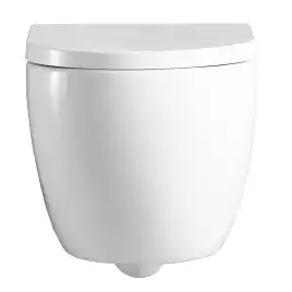 Подвесной унитаз Azario Ollin AZ-0253VD безободковый, с сиденьем микролифт, Белый глянцевый