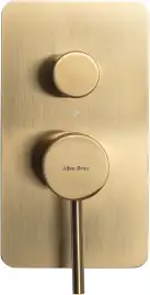 Смеситель для ванны Allen Brau Priority 5.31A11-GB (с внутренней частью, 3 выхода) золото