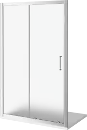 Душевая дверь Good Door Latte WTW-130-G-WE, ЛА00024, профиль Белый, стекло Рифленное
