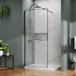 Душевая перегородка Azario Walk-in 120 AZ-275-120-MВ-CBR стекло 13 мм с узором 
