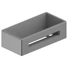 Полка AVS Kori, 25 см, оружейная сталь