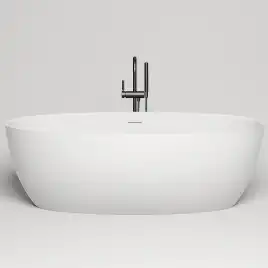 Ванна Salini ALDA 180х90 101911G из материала S-Sense, Белая глянцевая