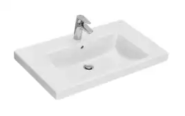 Раковина RocaThe Gap Plus 80 см 3270M0004 высокий бортик, белая