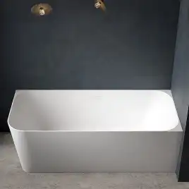 Акриловая ванна Abber 160х75 AB9331-1.6 R, отдельностоящая, Белая глянцевая