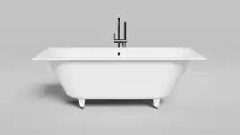 Ванна Salini ORNELLA AXIS 170х75 103413M из материала S-Sense, Белая матовая