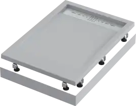 Душевой поддон Good Door Stella 120х70 из искусственного камня, Серый графит ЛП00136