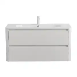 Тумба под раковину Cezares RELAX 100 см, RELAX-1000-2C-SO-BL , Bianco Lucido