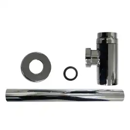 Сифон для раковины AZARIO AZ-108-CHR G 1 1/4, без выпуска, цилиндр, латунь, хром