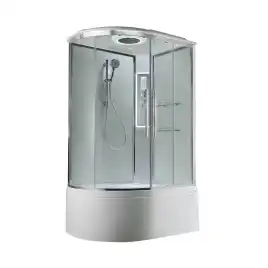 Душевая кабина AvaCan EM5912RLEDT 120x90 см, высокий поддон, с крышей, правая