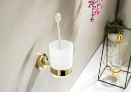 Стакан для ванной Aquatek Классик AQ4504PG, Золото глянцевое