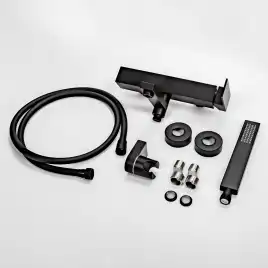 Смесители для ванны AVS Cube 811-211-MB, черный матовый