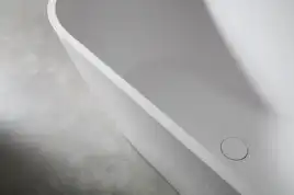 Ванна  Abber Frankfurt 170х75 AM9941 из искусственного камня, Белая матовая