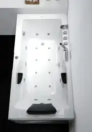 Акриловая ванна Gemy G9066 II K L 171х86 с гидромассажем, левая