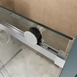 Душевая дверь BelBagno SOFT_CLOSE-2-BF-1-100-C-Cr стекло прозрачное, профиль Хром