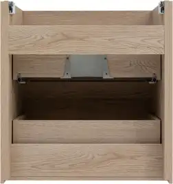 Тумба под раковину Aquanet Милан 60 дуб светлый, подвесная, 336382