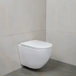 Унитаз подвесной AVS Метрополь 801-0044-P-T2-GW безободковый, со смывом Торнадо, белый