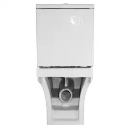 Унитаз-компакт Azario Mari AZ-79143T напольный, безободковый, со смывом Торнадо, в комплекте с бачком и сиденьем микролифт, Белый глянцевый