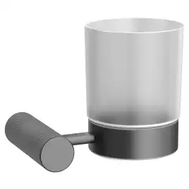 Стакан подвесной AVS Seeme, оружейная сталь