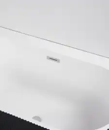 Акриловая ванна Azario LAGO BLANCO BLACK 170х75 AZ-6724-1CLB 17075, асимметричная, левая