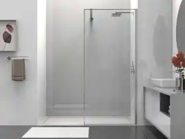 Душевая перегородка Vincea Walk in HS 80 VSW-1HS800CL, профиль хром, стекло прозрачное