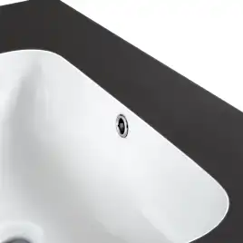 Раковина мебельная AVS Шарм 80x56 белая/черная