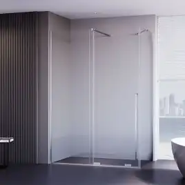 Душевой уголок  Veconi Premium Trento 110х80 PTC50-SP-11080-CH-01-C4, стекло Прозрачное профиль Хром