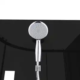 Душевая кабина Loranto NEO 90x90x190 с низким поддоном 15см, профиль черный-матовый, CS-21801BP