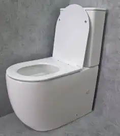 Унитаз напольный Ceramalux TR2176-1 TORNADO, безободковый (Система смыва торнадо)