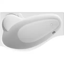 Акриловая ванна Marka One GRACIA 150х90 Асимметричная Белая Левая 01гр1590л