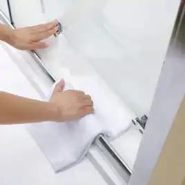 Душевой уголок Veconi Rovigo RV-055 140х90х195, профиль Хром, стекло матовое pear (RV055-14090-02-C8)