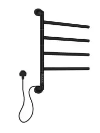 Полотенцесушитель электрический Allen Brau Liberty 683х489 7.33000-31 черный матовый