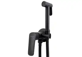 Смеситель с гигиеническим душем Aquatek Вега AQ1019MB, Черный матовый