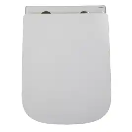 Подвесной унитаз Azario Armonia AZ-2403 безободковый, смыв Торнадо, в комплекте с сидением микролифт, Белый глянцевый