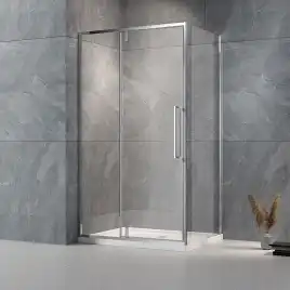 Душевой уголок Veconi Rovigo RV-034 120х70х195, профиль Хром, стекло прозрачное (RV034-12070-01-C7)