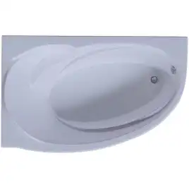 Акриловая ванна Aquatek Бетта 160х97 левая BET160-0000169, без панелей, каркаса и слив-перелива