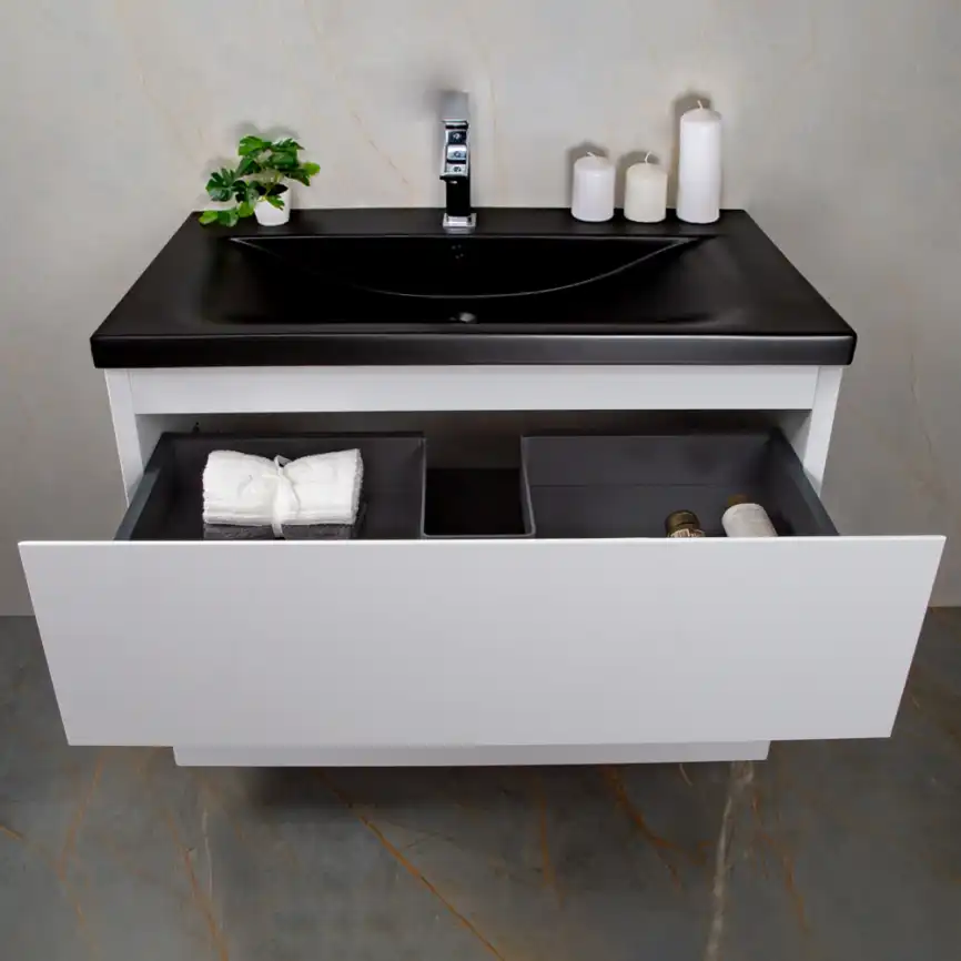 Тумба с раковиной AVS Гармония 80 белая, N821-07-800WG-01-810BM фото 7