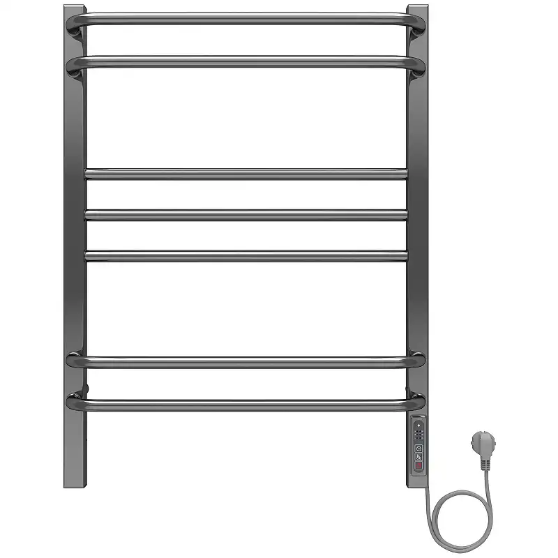 Полотенцесушитель электрический 50х70 Aquatek Бетта П7 AQ EL KRC0770CH, диммер справа, Хром фото 7