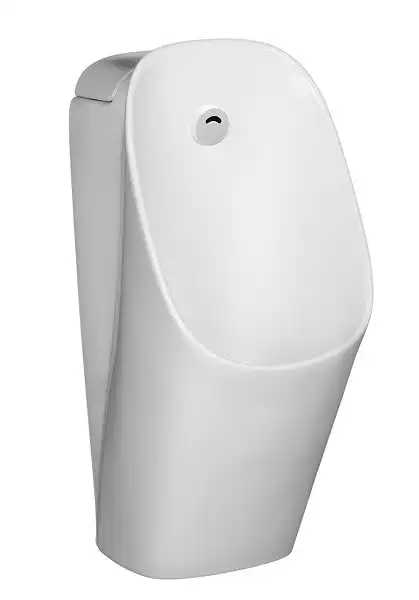 Писсуар CeramaLux X577P с сенсорным механизмом смыва, горизонтальный выпуск фото 1